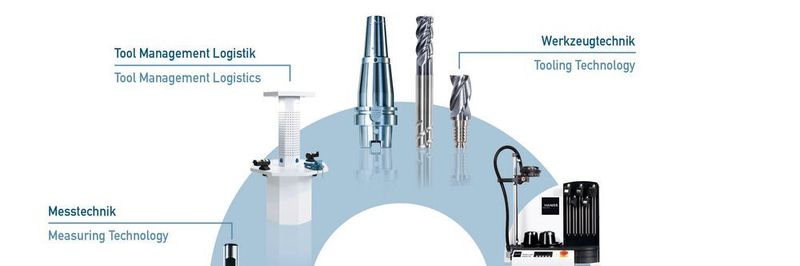 Haimer ist Systemanbieter fürs komplette Werkzeugmanagement. Alle Produkte sind für den unkomplizierten Datenaustausch vorbereitet.