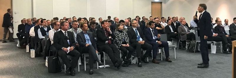 Über 100 Gäste konnte Franz Gruber (im Vordergrund) zum 15. Forcam Innovation Day in Böblingen begrüßen.
