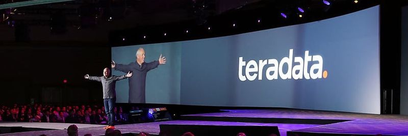 Oliver Ratzesberger, Chief Operating Officer bei Teradata, bei seiner Keynote