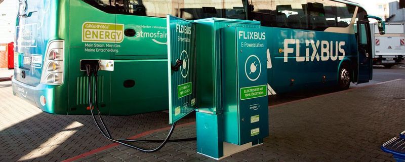 Flixbus testet den ersten elektrisch angetriebenen Bus im Fernverkehr.