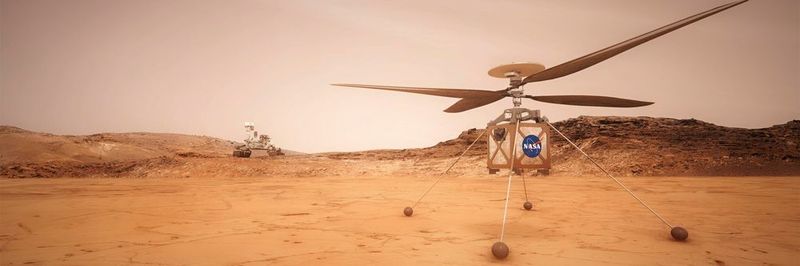 Zugegeben: Optisch macht der Mars Helicopter Scout noch nicht viel her – aber die Technik hat es in sich. Nur mit den besten Komponenten, die die irdische Industrie zu bieten hat, kann die Drohne in der extremen Umwelt des Mars bestehen.
