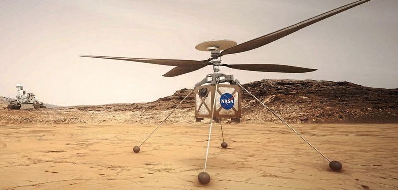 Zugegeben: Optisch macht der Mars Helicopter Scout noch nicht viel her – aber die Technik hat es in sich. Nur mit den besten Komponenten, die die irdische Industrie zu bieten hat, kann die Drohne in der extremen Umwelt des Mars bestehen.