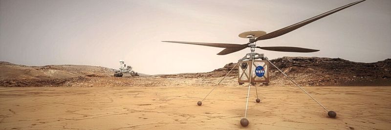 Zugegeben: Optisch macht der Mars Helicopter Scout noch nicht viel her – aber die Technik hat es in sich. Nur mit den besten Komponenten, die die irdische Industrie zu bieten hat, kann die Drohne in der extremen Umwelt des Mars bestehen.