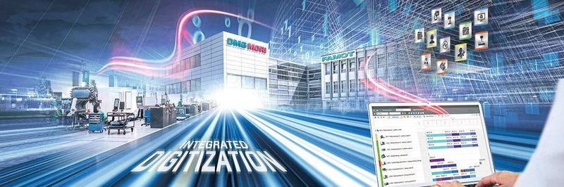 Famot ist das erste DMG-Mori-Werk, das End-to-End auf allen Wertschöpfungsstufen digital arbeitet.
