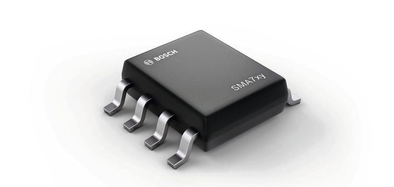 Die Beschleunigungs-Sensoren SMA7xy erkennen Front- und Seitenaufprälle besser. Sie verfügen über eine doppelte Bandbreite und lösen einen Airbag früher aus.