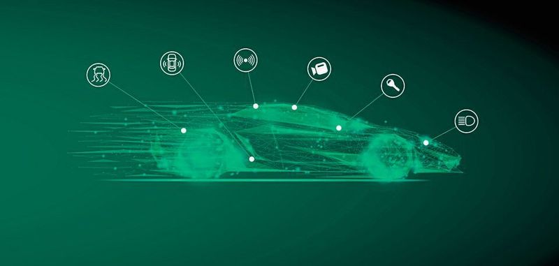Vernetzung im Fahrzeug: Intelligente Sensoren sorgen nicht nur für mehr Leistung im Fahrzeug sondern machen das Fahren auch immer sicherer.