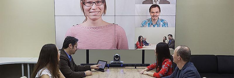 TrueConf Enterprise ermöglicht Videokonferenzen mit horizontalen Bildauflösungen von 3840 x 2160 Pixeln.