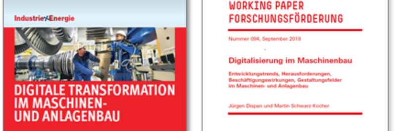 IMU-Studien zur Digitalisierung im Maschinenbau