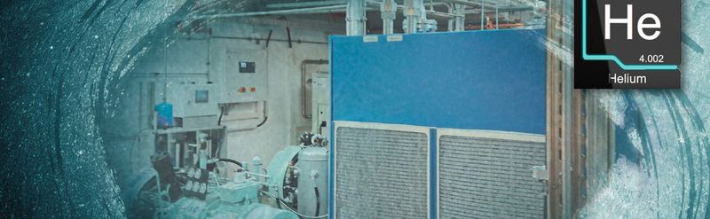 Vorbuchner has developed a system for liquefying helium for the University of Giessen. For this process a modified Boge SLF 101-3 screw compressor is being used to compress helium.