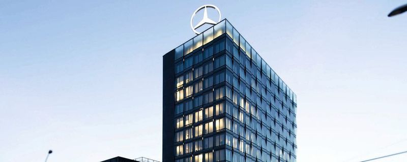 Das Mercedes-Benz Werk in Berlin.