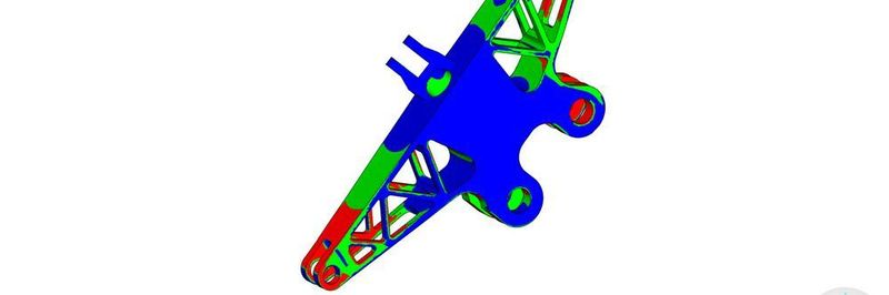 Anfängliche Geometrie vor der automatischen Verzugskompensation