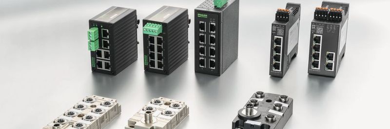 Switche von Murrelektronik nehmen eine wichtige Funktion in Profinet-Installationen ein. Sie ermöglichen neben Linienstrukturen auch Stern-, Baum- und Ringaufbauten.
