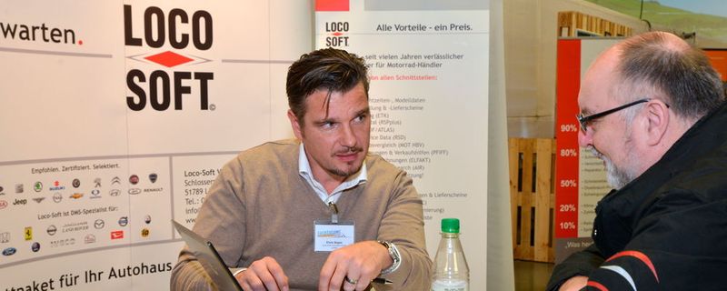 Elvis Kapic im Beratungsgespräch auf der letztjährigen Fachtagung.