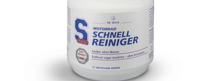 Der S 100-Schnellreiniger – nur eines der Produkte aus dem Hause Dr. Wack, das auf der Fachtagung »bike und business« nicht fehlen darf.