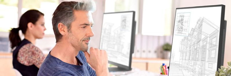 Der 4K-Monitor MultiSync EA271U ist für professionelle Anwendungen bestimmt. Er ist zudem für den Multi-Monitor-Betrieb optimiert.