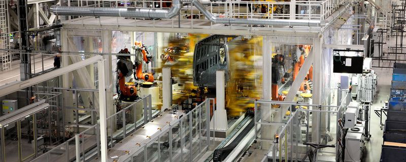 Die Produktion bei MAN: Die Auslastung der Bänder steuert eine spezielle Software.