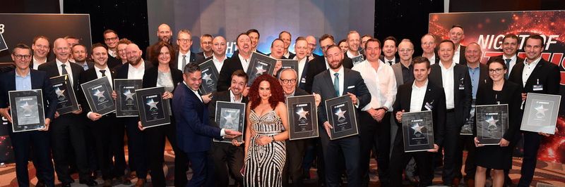 Die glücklichen Gewinner des Abends.