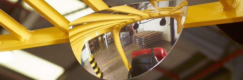 Zum umfangreichen Ausstattungspaket der Hyster-Fortens-Stapler gehören ab 2019 auch die optional erhältlichen Panoramaspiegel.