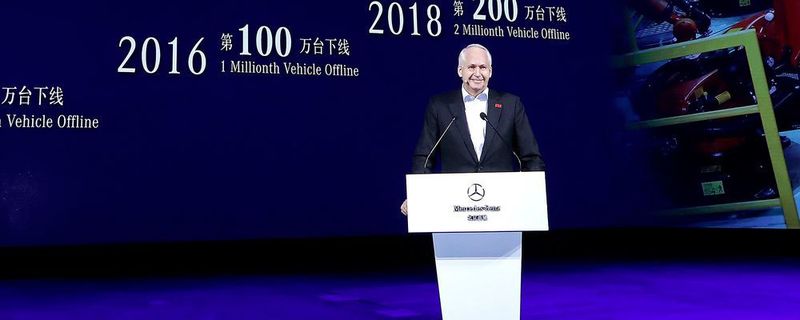 Daimlers China-Vorstand Hubertus Troska. „Wir sind weiterhin absolut positiv, was den chinesischen Markt betrifft“, sagte der Manager am Dienstag (28.11.) bei einem Pressegespräch.