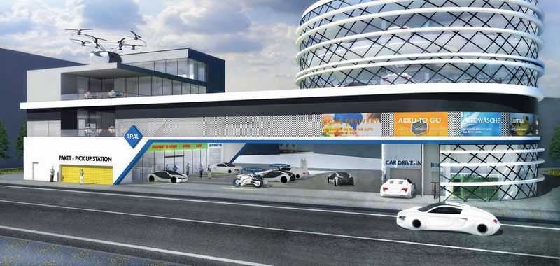 Aral hat eine Vision der Großstadttankstelle für das Jahr 2040 vorgestellt. Auch in 20 Jahren wird es noch einen breiten Antriebs- und Kraftstoffmix geben, wenn es nach dem Mineralölkonzern geht.