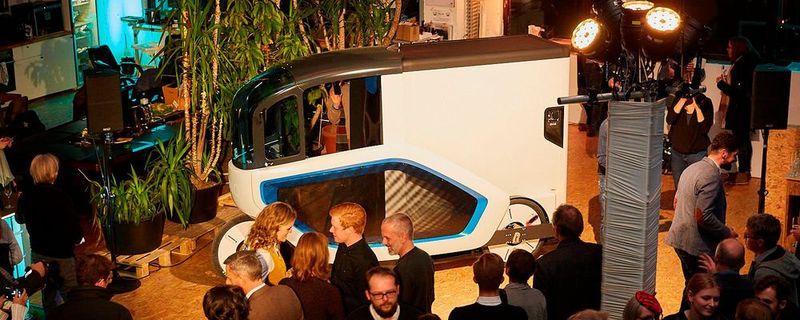 Der erste Prototyp des elektrifizierten Cargobikes wurde gestern vom Start-up ONO vorgestellt.