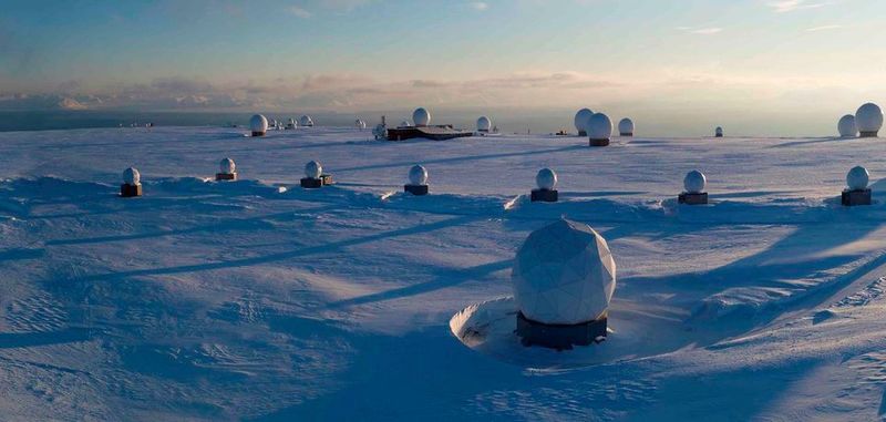 Hiber-Bodenstation auf Spitzbergen (Svalbard)