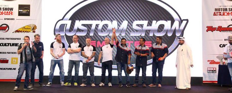 Preisverleihung während der Customshow.