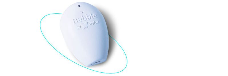 Die Sigfox Bubbles agieren als Beacon.