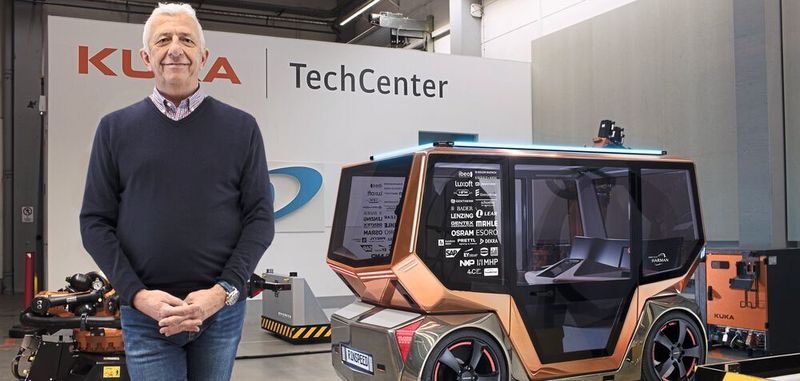Firmenchef Frank M. Rinderknecht hat den „Snap“ zum „microSNAP“ mit der Größe eines Renault Twizy geschrumpft.