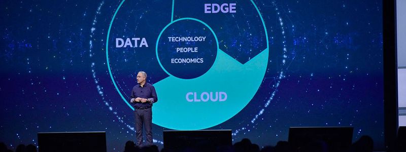 Antonio Neri, HPE-President und CEO, erläutert auf der hauseigenen Kongressmesse „HPE Discover“ in Madrid, an welchen Bereichen und Trends, sich die Company in den kommenden Jahren ausrichtet.
