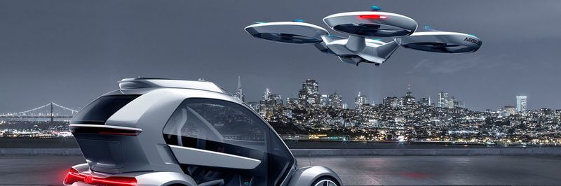 Auf der Fachmesse Drone Week konnten die Entwickler das Konzept ihres Flugautos Pop-Up Next erfolgreich demonstrieren.