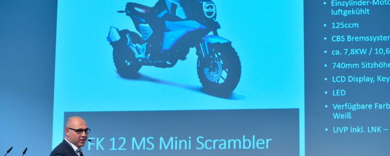 Speziell für den westlichen Bike-Kunden entwickelt und produziert: FKM. „Qualität und Marge für den 125er-Wachstumsmarkt“, weiß Ahmet Dalmaz.