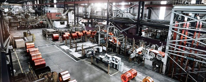 Die MKM-Produktionshalle.