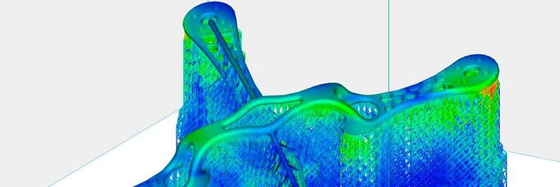Materialise hat bei Magics 23 unter anderem das automatische Generieren der Stützstrukturen verbessert.