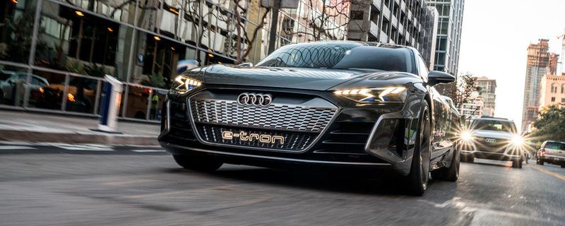 Der Marktstart des Audi E-Tron GT Concept ist für Ende 2020 geplant, vor zwei Wochen wurde in Los Angeles eine Studie gezeigt.