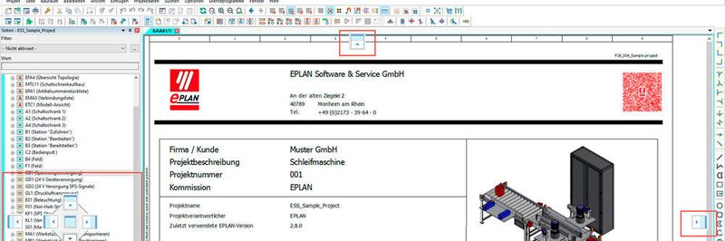 Die Eplan Plattform Version 2.8 erhält eine neue grafische Bedienoberfläche. Flyouts geben mehr Platz für die Arbeit in den Schaltplänen, Übersichten und Auswertungen.
