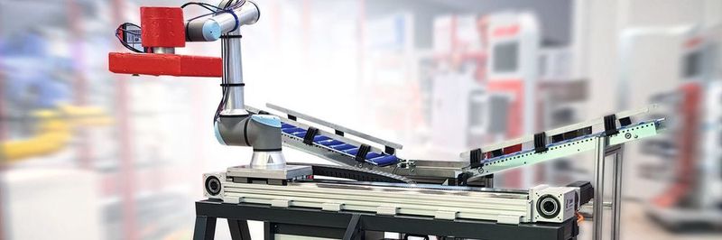 Schneller am Ziel: Die neue Verfahreinheit „Dahl Linear Move“ wurde speziell für die einfache Integration mit UR-Robotern entwickelt und ist in kurzer Zeit betriebsbereit.