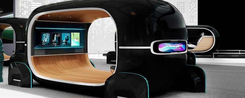 Die Elektronikmesse CES ist das erste Highlight des Auto-Jahres – die Hersteller zeigen hier ihre vernetzten Technologien für künftige Fahrzeuge. Im Bild: Kias Innenraumkonzept „Space of Emotive Driving“.