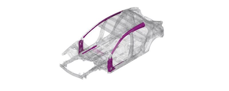 Mazda entwickelt kaltumgeformte Karosserieteile mit einer Zugfestigkeit von 1.310 MPa.