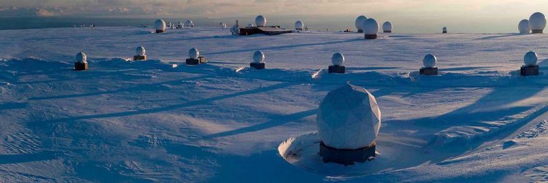 Hiber-Bodenstation auf Spitzbergen (Svalbard)