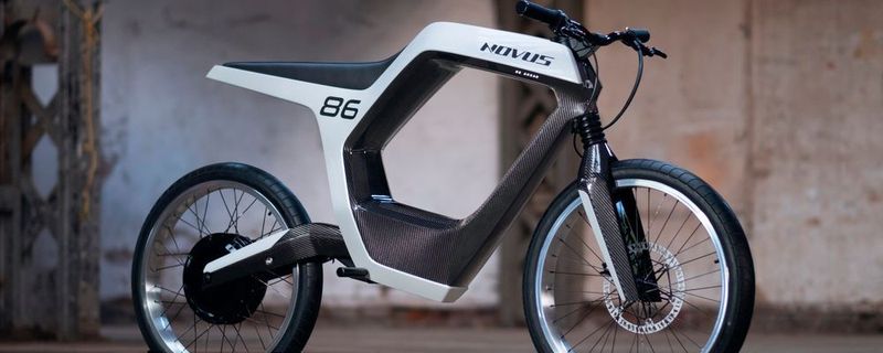 Auf der Technikmesse CES in Las Vegas vorgestellt: Das E-Bike Novus.