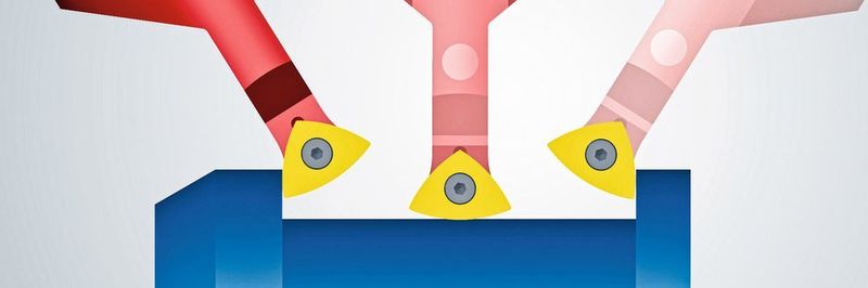 Hypermill Rollfeed Turning: Nuten lassen sich laut Hersteller schnell in einer Bewegung mit nur einem Werkzeug bearbeiten.
