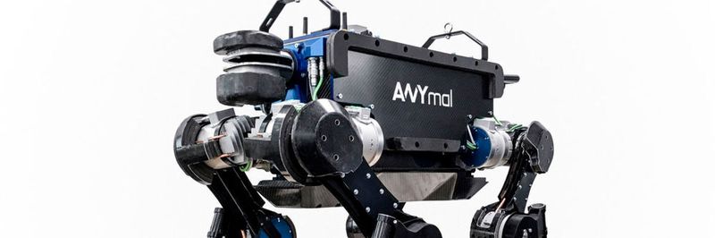 Der autonome Roboterhund Anymal kann sehen, hören und Türen öffnen.