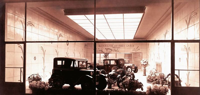 In diesem Showroom präsentierte BMW anno 1929 seine Produkte in der damaligen Reichshauptstadt Berlin.