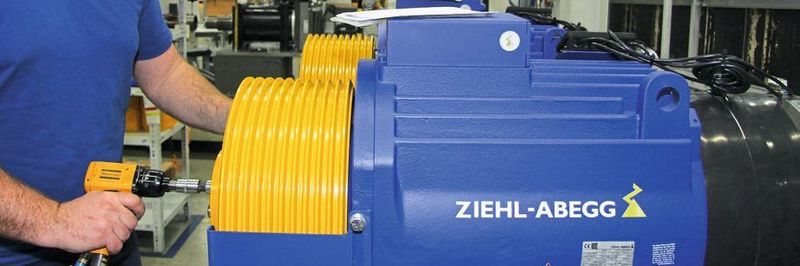 Der Aufzugsmotor ZA-Top ist ein Umsatztreiber der Antriebssparte von Ziehl-Abegg.