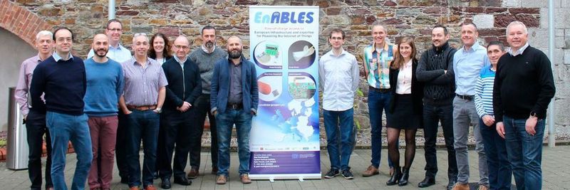 Vertreter der EnABLES-Partner bei einem Projekttreffen in Cork (Irland). Ganz rechts im Bild Dr. Gerd vom Bögel vom Fraunhofer IMS.