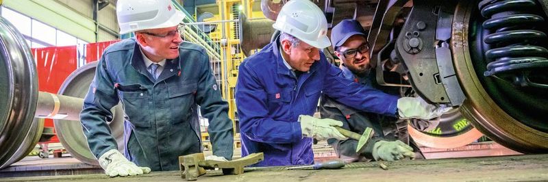 Austausch: Über 50.000 Güterwagen von DB Cargo sind schon mit „Flüsterbremsen“ ausgerüstet worden. Der Schienenlärm soll so bis 2020 halbiert werden.