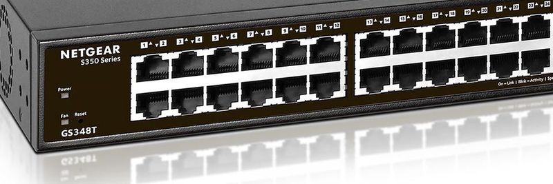 Die Smart-Managed-Pro-S350-Switches wurden für kleine Netzwerke entwickelt, in denen Sprache, Video und Daten übertragen werden.