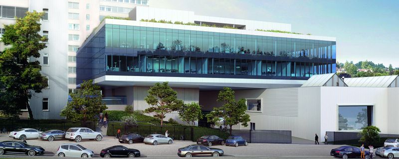 Der Cubic-Innovationscampus in Uzwil (Schweiz) steht kurz vor der Fertigstellung.
