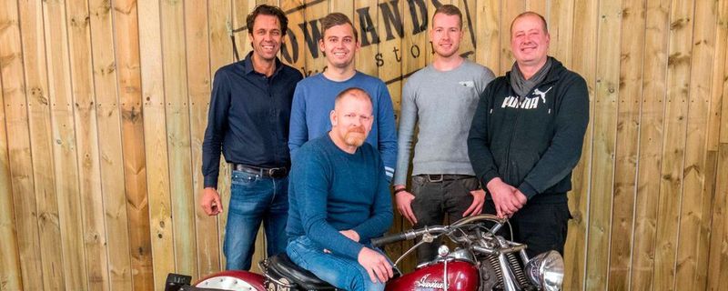 Das Team von Lowland Bike Store eröffnet am 1. März die Indian-Saison in Holland.